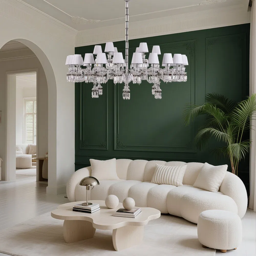 Zhongshan Crystal Lights &amp; Lighting Decoration Luxury Lustre De crystal Chandelier Crystal Pendant Lamps