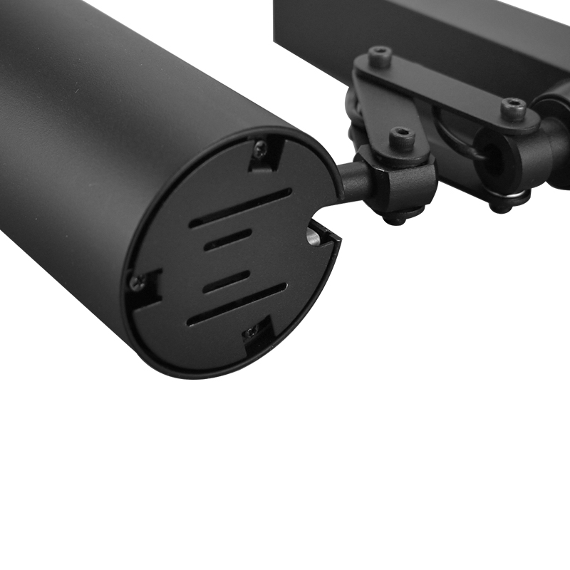 Factory Direct Sales 2022 Hot Models 30W Black White Round Two-Wire Folding Track Lig Light for Shop Wall Washing or Main Light