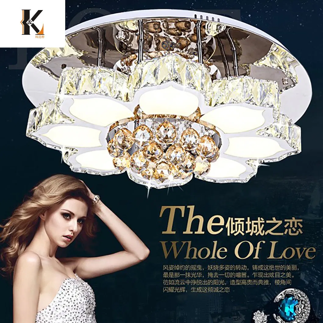 Crystal LED Chandelier Lighting Living Room China Modern Luxury LED Lustre Ball Home Crystal Ceiling Lighting