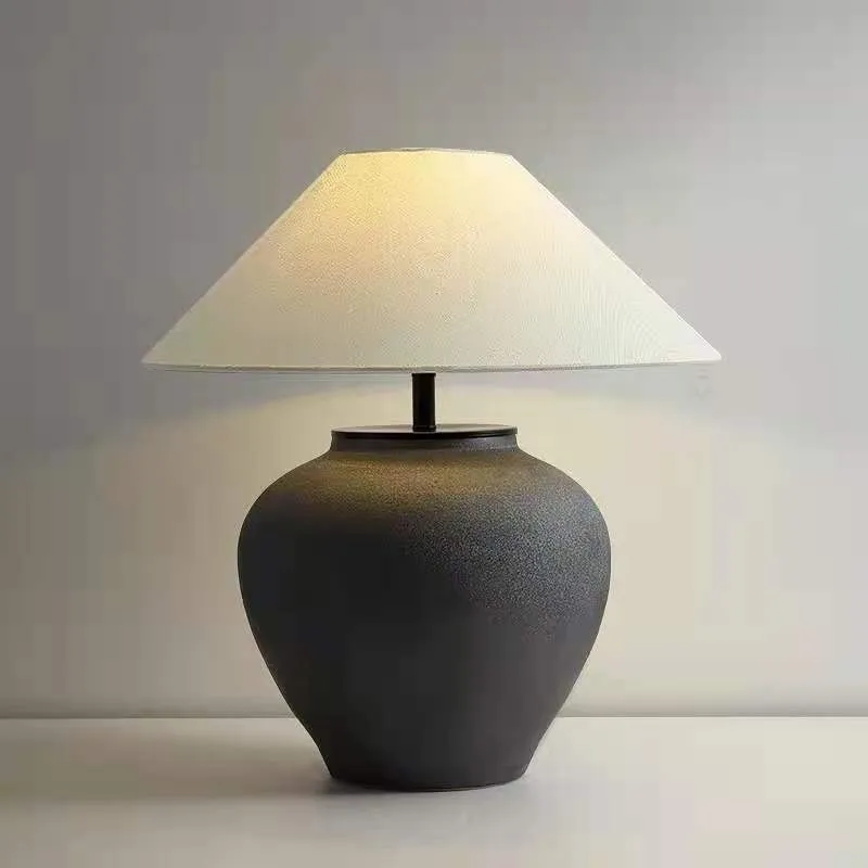 Vintage Silent Wind Ceramic Table Lamp 8
