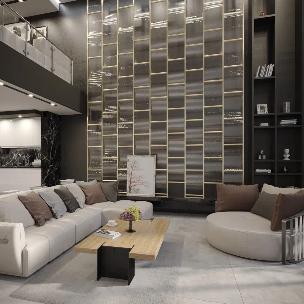 Custom Art Design Interior Partition Home Decoration Art Installation Screen