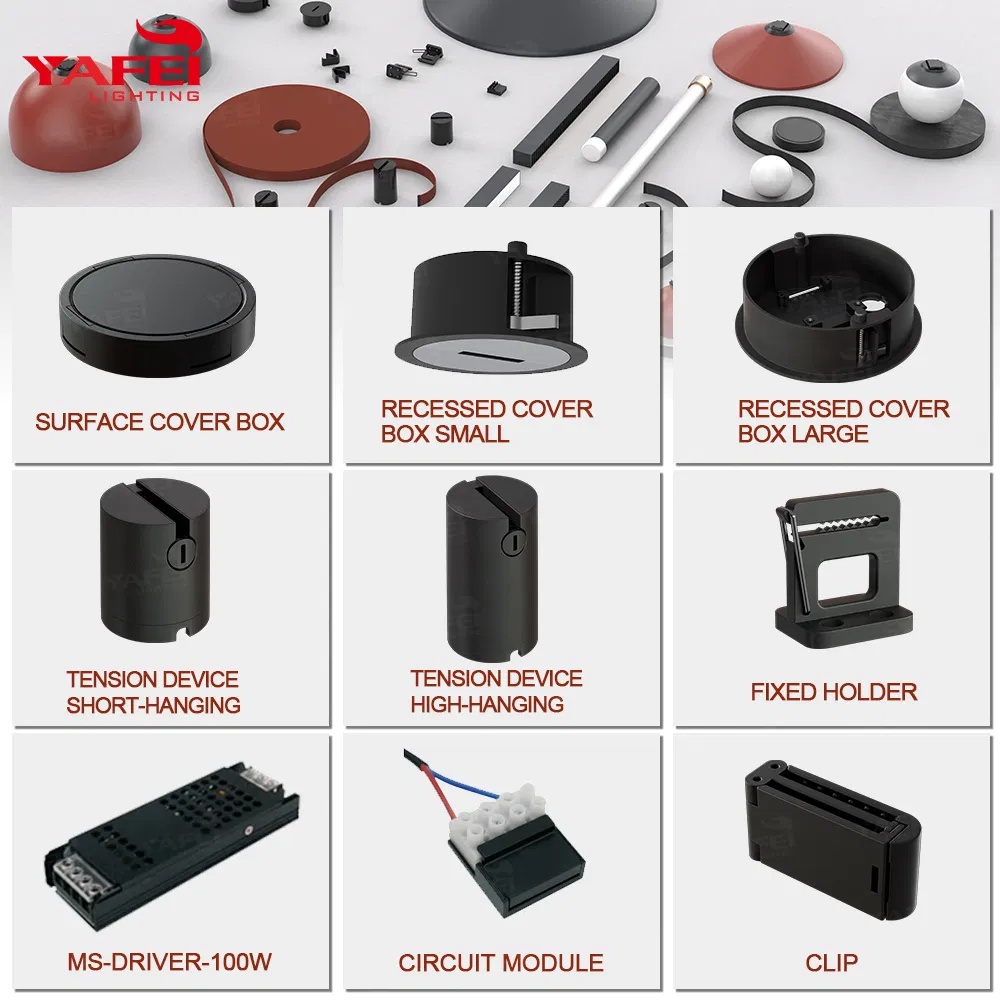 Wholesale Indoor Decorative Modern Design System Adjustable LED Belt Lamp Minimalist Lighting