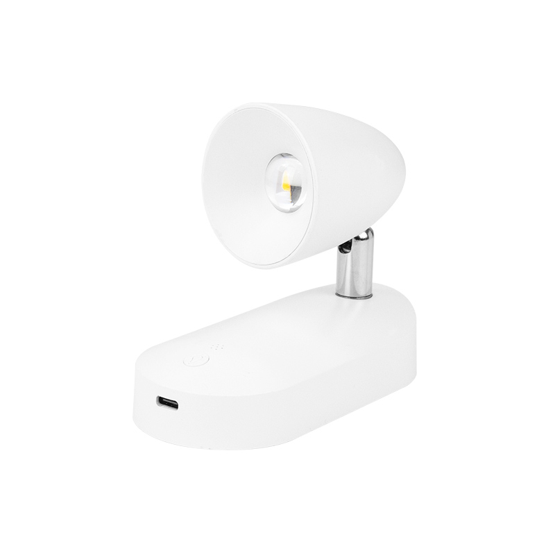 Surface LED Bedside Wall Lamp for Hotel with USB Port Rechargeable 3CCT/RGBW