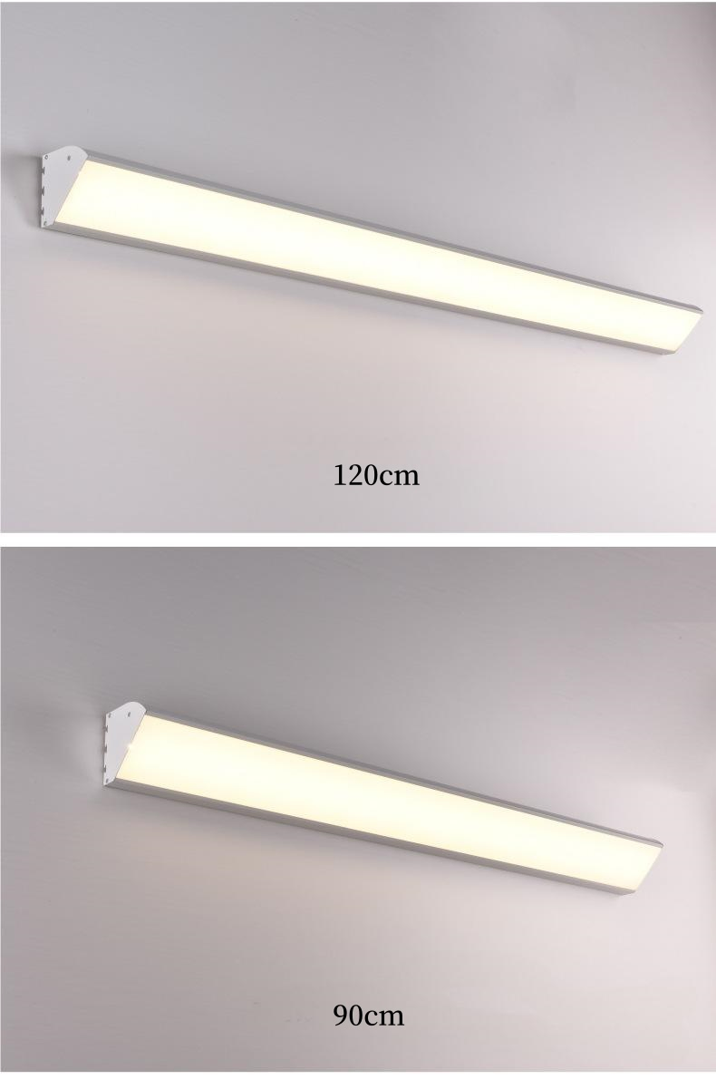 Aluminum LED Long Strip Linear Light IP65 Waterproof Outdoor Lights Wall Mounted for Garden Building Exterior Facade Lighting