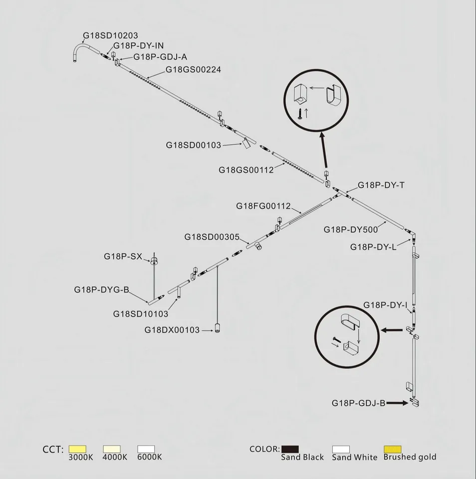Ceiling Mounting Diagram