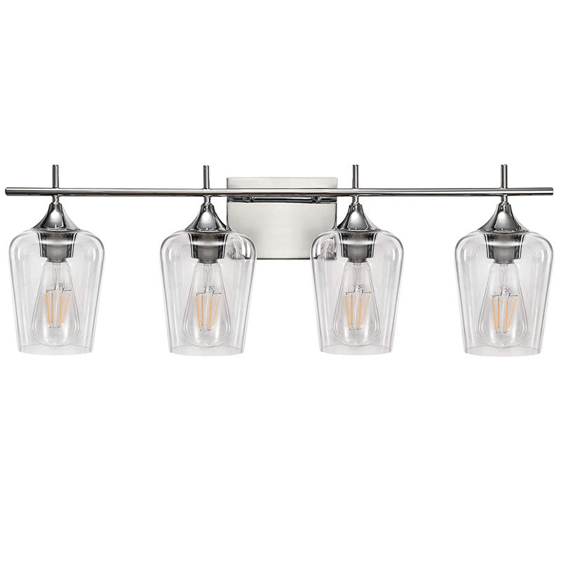 OEM/ODM Hotel Glass Bedside LED Reading Light Guestroom Bedside Wall Lamp