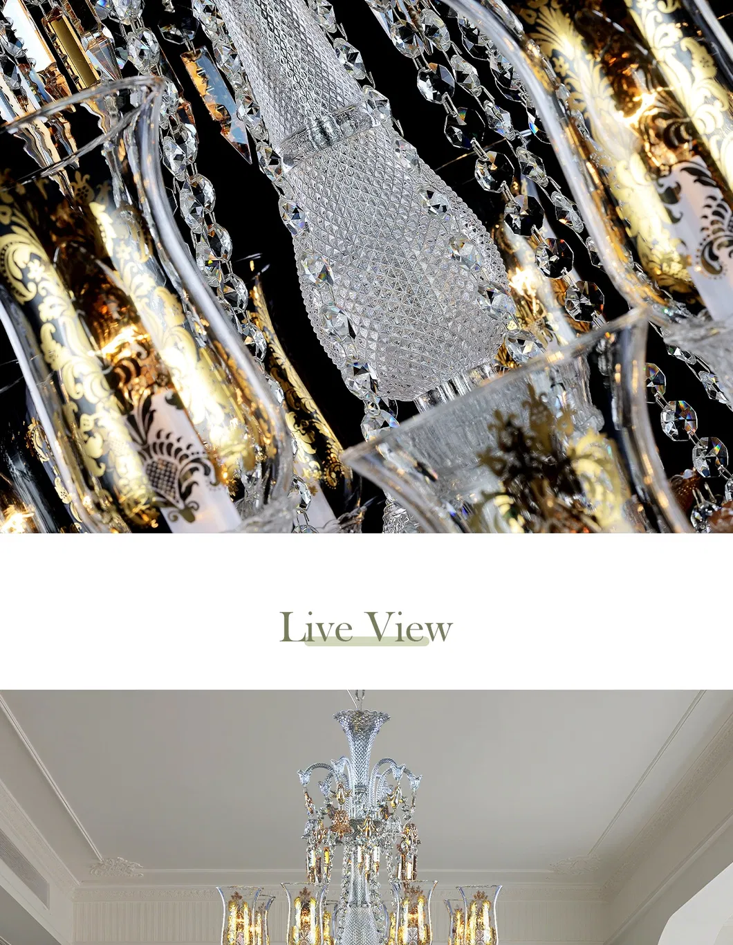 Large Size Crystal Chandelier
