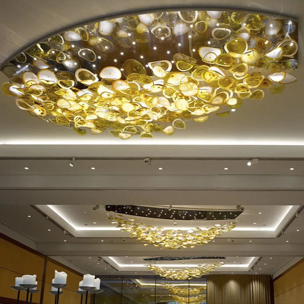Custom Chandelier Modern Ceiling Lights Glass Luxury Large Light for Dining Room