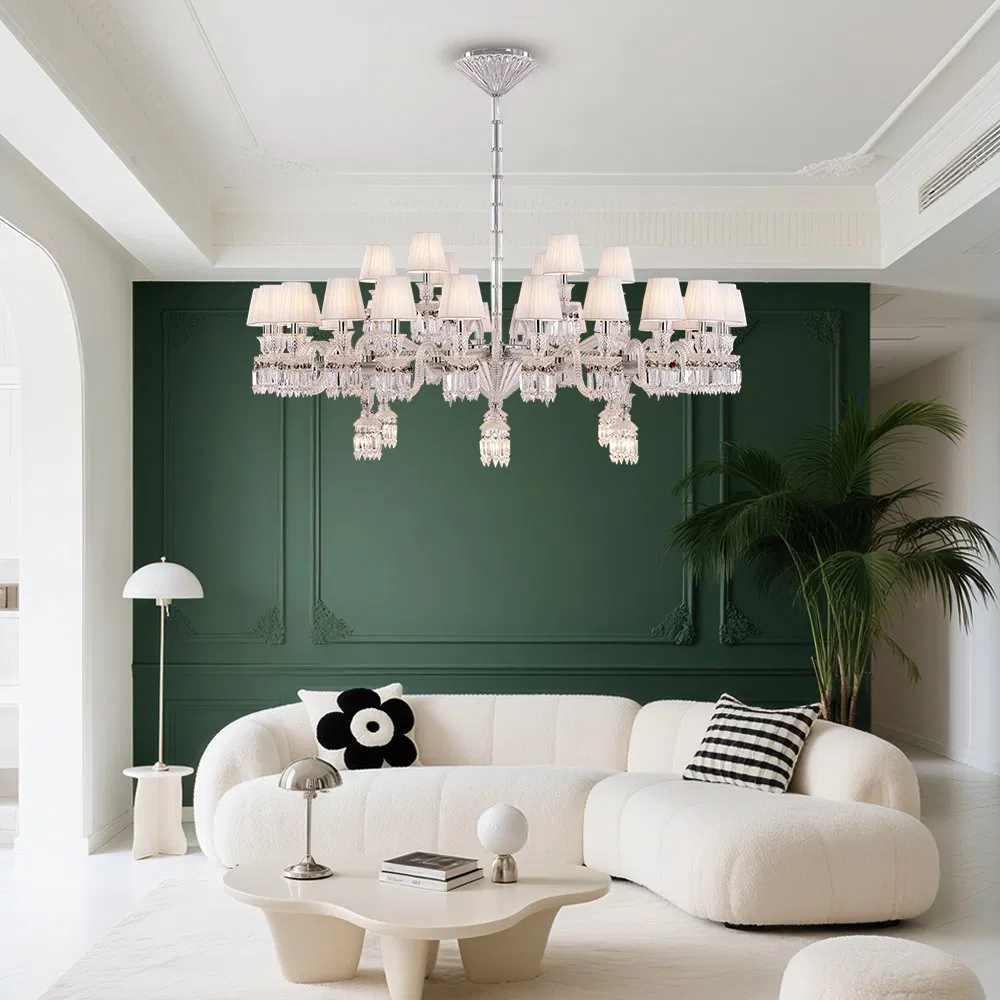 Zhongshan Crystal Lights &amp; Lighting Decoration Luxury Lustre De crystal Chandelier Crystal Pendant Lamps