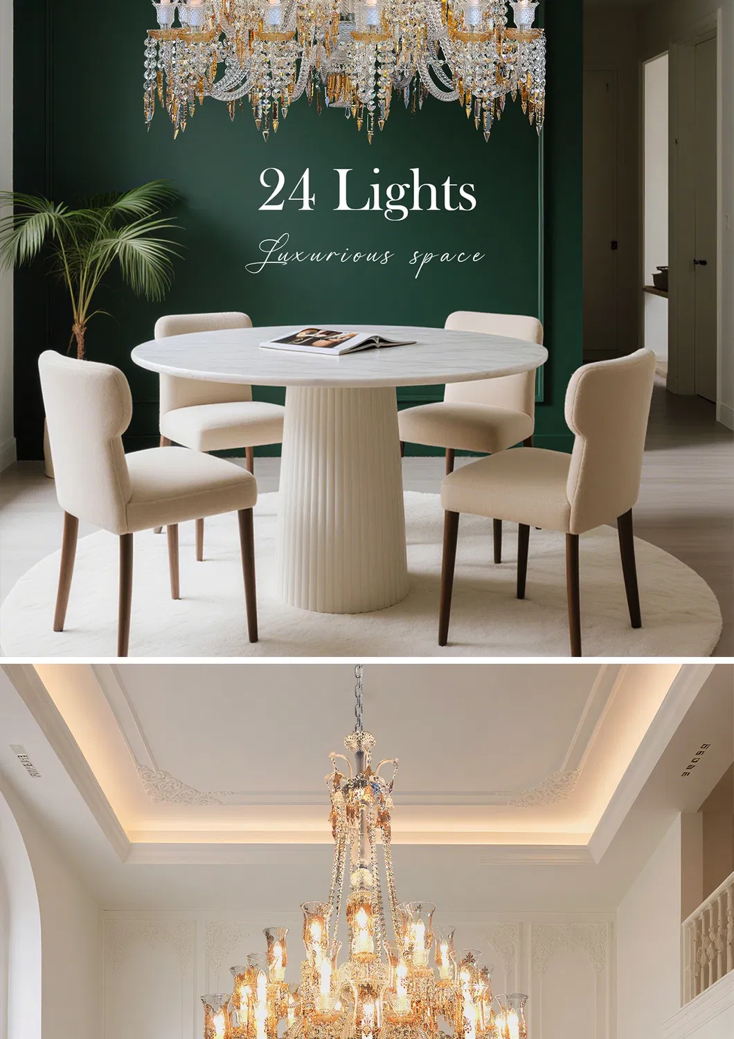 Custom Crystal Chandelier