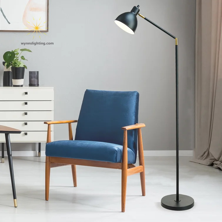 Modern LED Stand Lamp Metal Simple Bedroom Living Room Sofa Light Stand Lighting