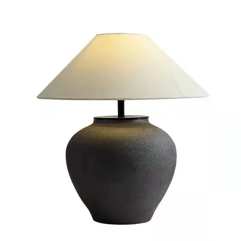 Vintage Silent Wind Ceramic Table Lamp 4