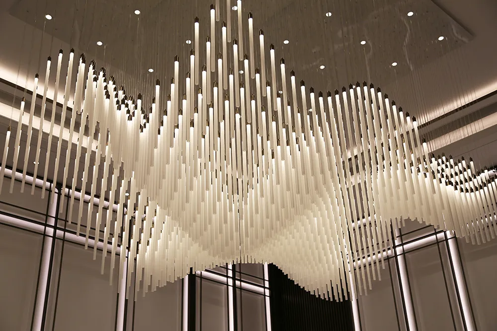 Art Glass Lighting Installation 2