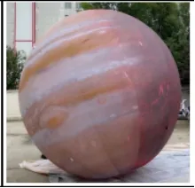 Pink Planet Inflatable Sphere 3