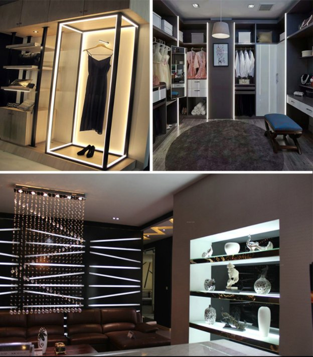 Custom Shelf LED Power Track Ultra-Thin Magnetic Linear Rail for Retail Outlet