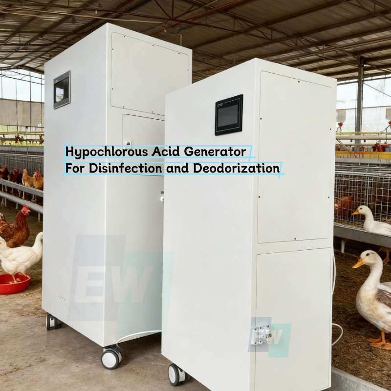 OEM ODM Deodorization Broad-Spectrum Disinfection Hypochlorous Acid Generator for Livestock Farms