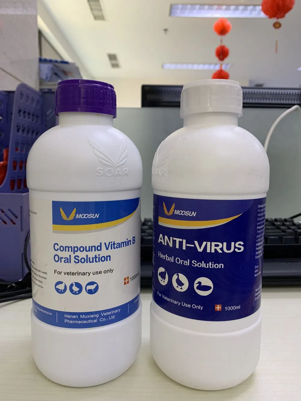 Veterinary Medicine Herbal Solution Immunizing Promoter for Animal Use