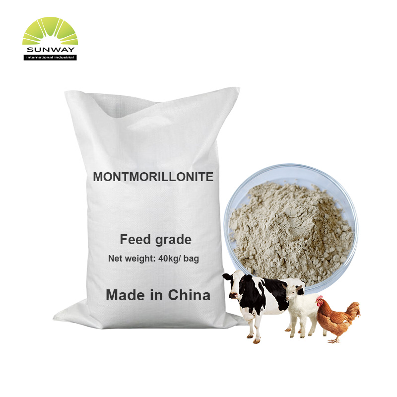 Sunway High Purity Montmorillonite Powder Toxin Binder for Poultry Ruminants