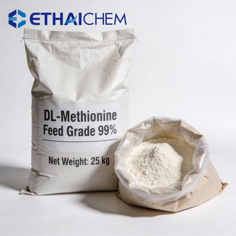 Dl-Methionine Feed Grade Dl-Methionine 99% Animal Nutrition Feed Addittives Dl Methionine Powder