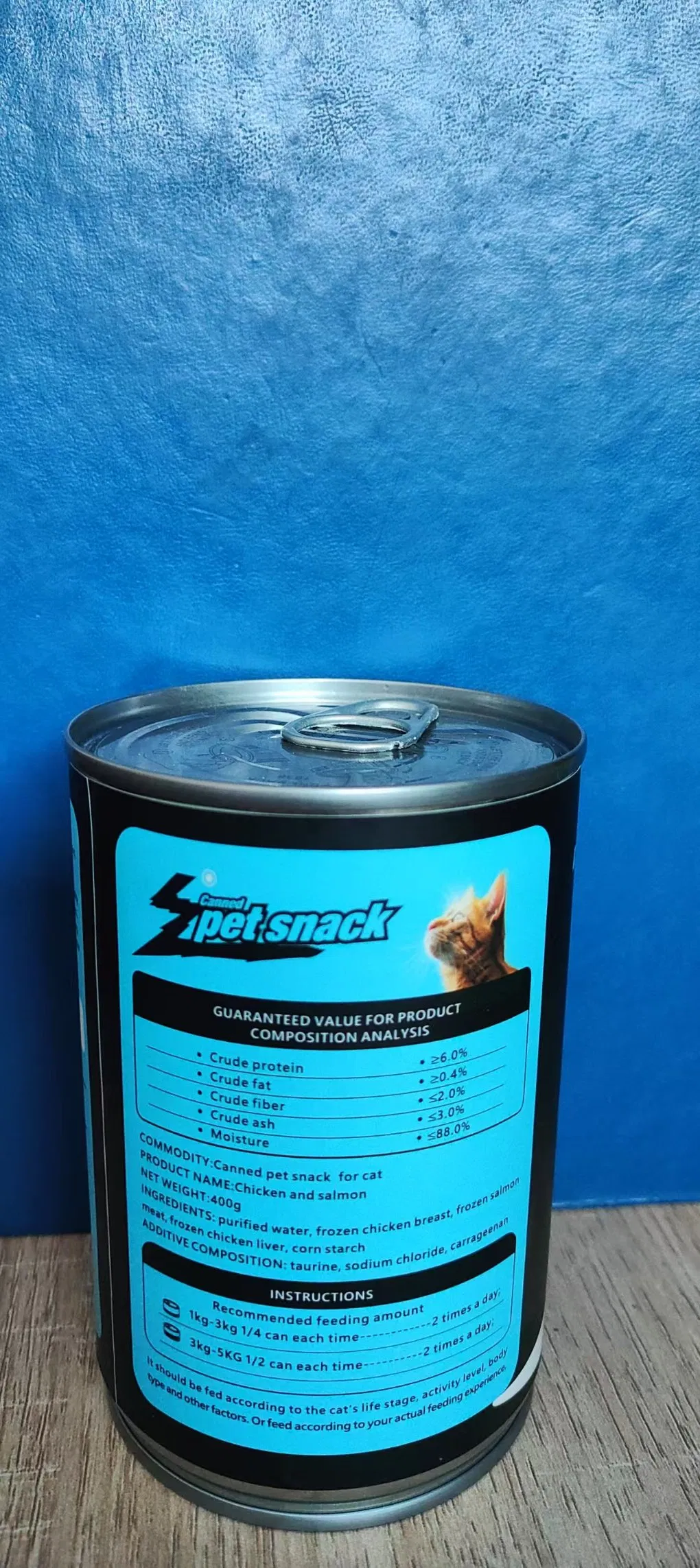 Premium Balanced Nutrition Canned Snack Food for Cats