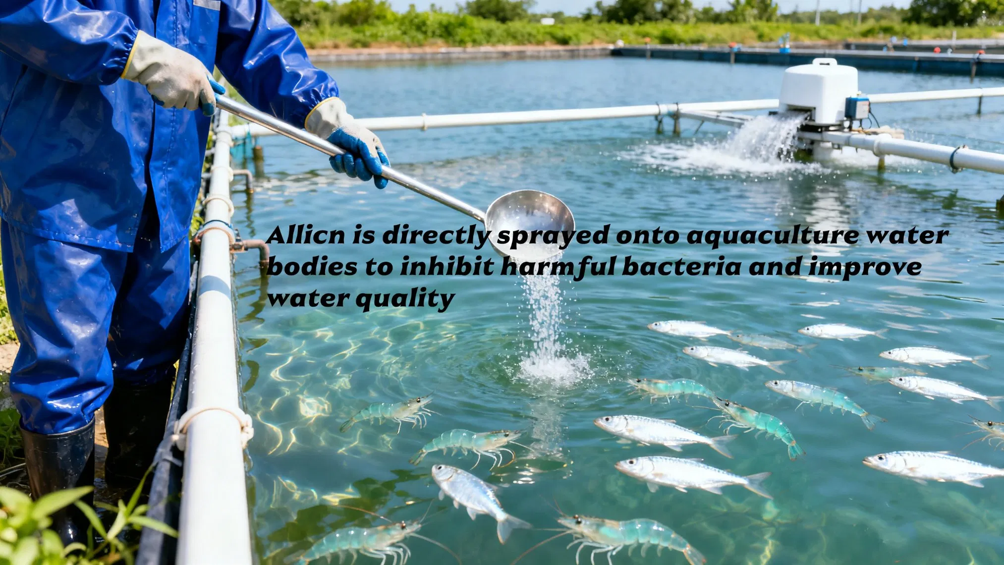 Bulk Allicin Feed Additive Antibacterial Growth Promoter for Poultry Livestock Aquaculture Farming