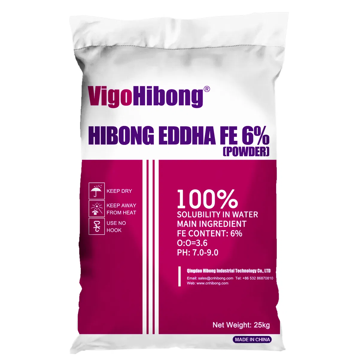 China Top Quality EDDHA Micronutrient Iron Fertilizer
