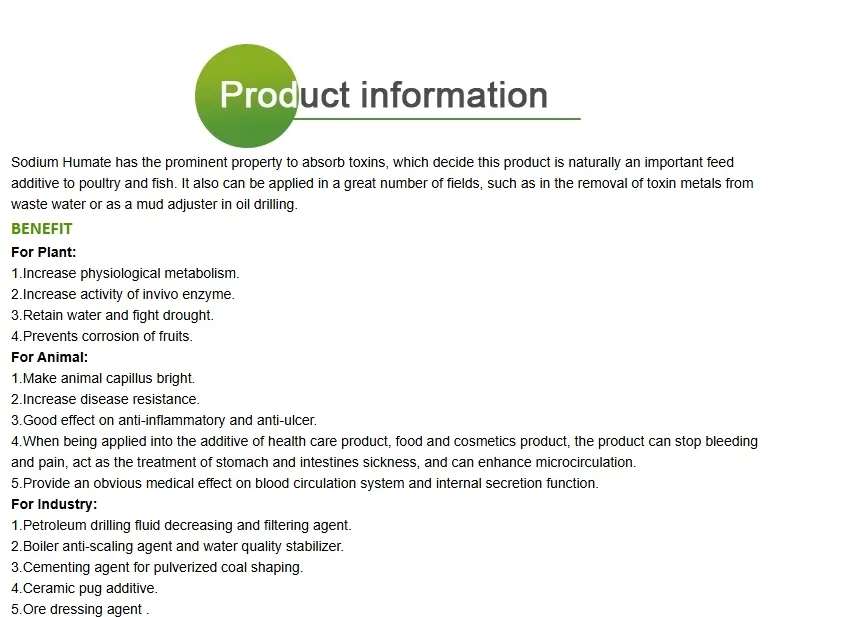 Humic Acid Application