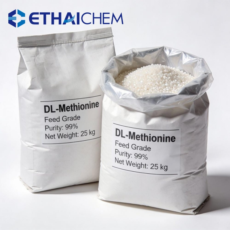 Dl-Methionine Feed Grade Dl-Methionine 99% Animal Nutrition Feed Addittives Dl Methionine Powder