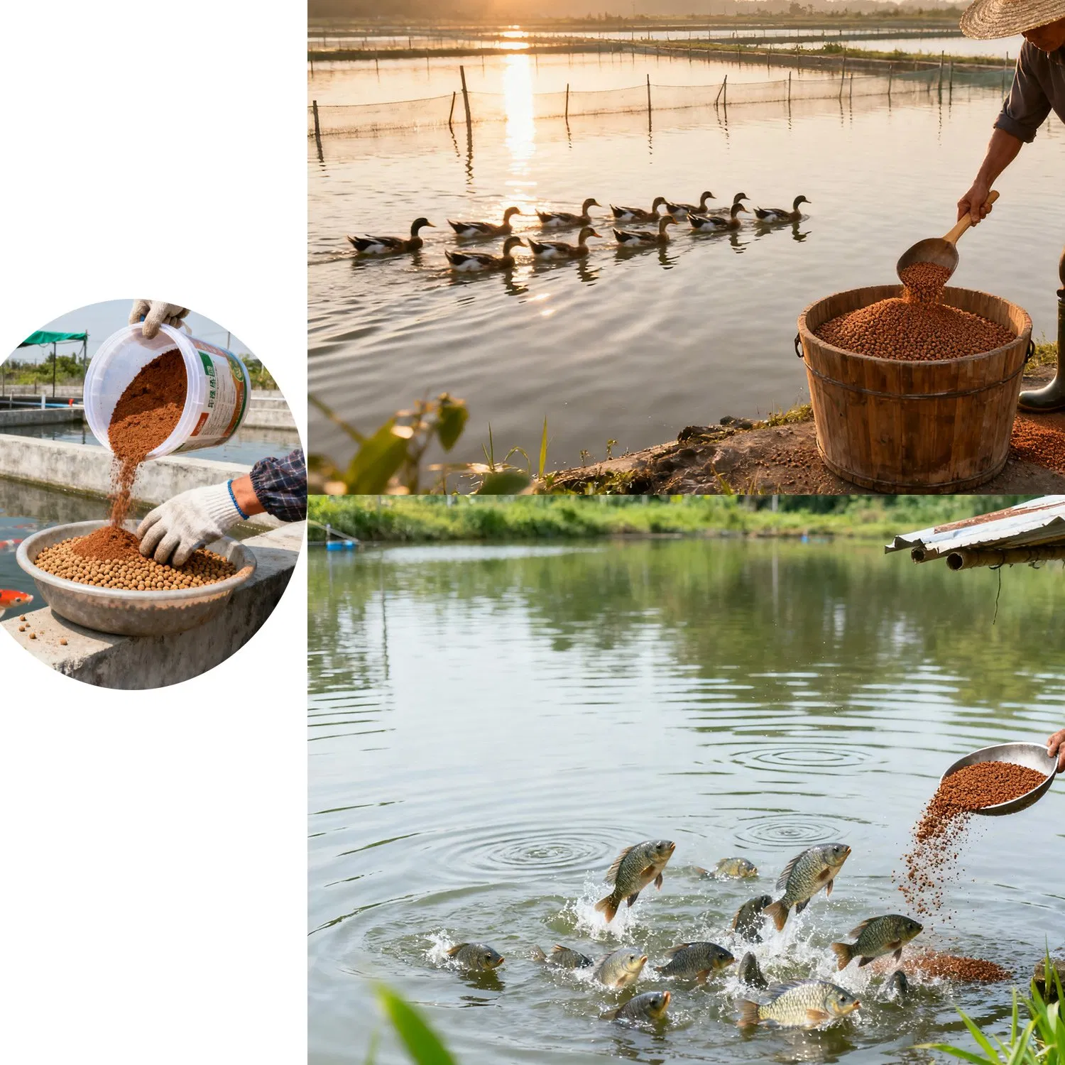 Natural Tilapia Growth Promoter Eucommia Leaf Extract for Aquaculture Farming