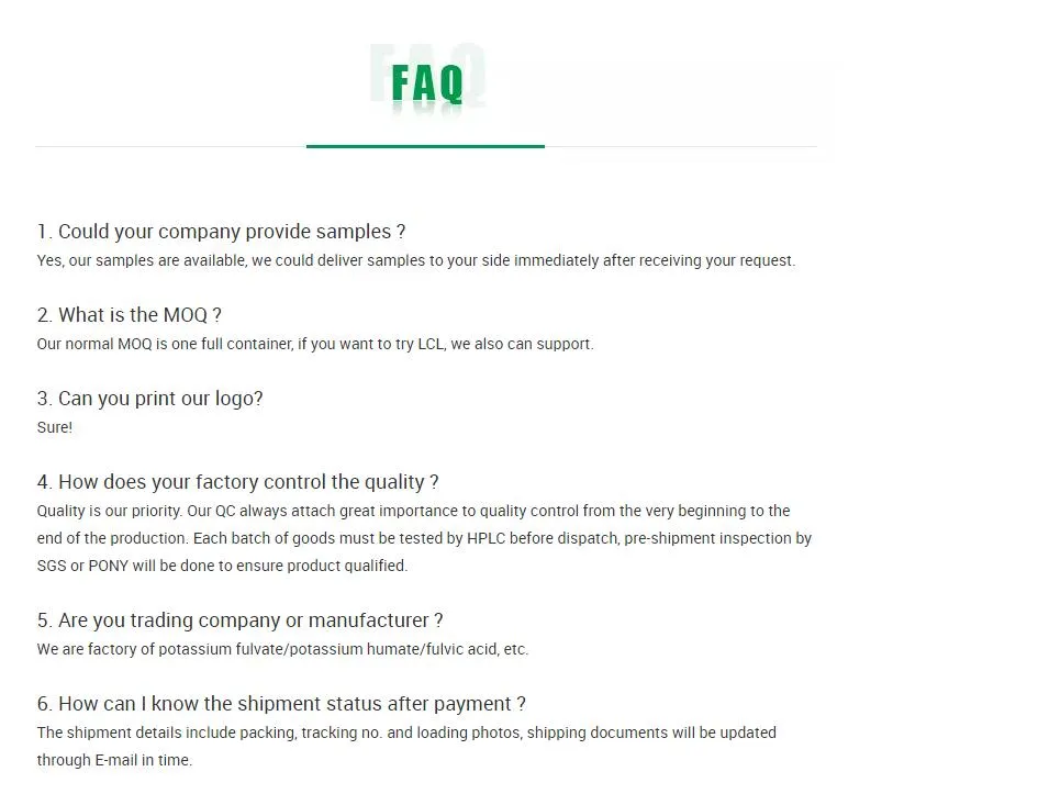 FAQ Support