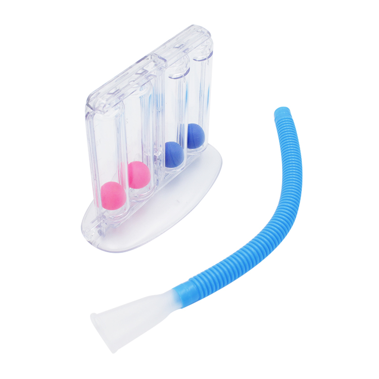Medical Four Balls Blowing 1800 Inhaling 1500 Respirotory Portable Breathing Exerciser Device