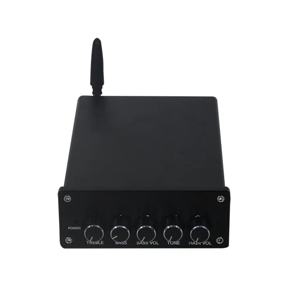 2.1 Channel Bluetooth Mini Hi-Fi Integrated Digital AMP 50watt X2 + 100watt X1 24V 6A Power Supply Class D Stereo Audio Receiver