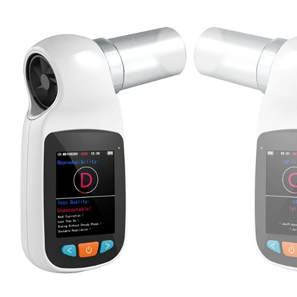 High Precision Hospital Medical Equipment Lung Function Test Portable Spirometer Device