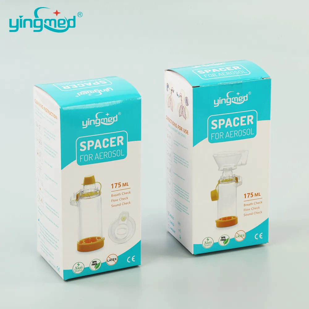 ABS 175ml Medical Antistatic Respiratory Treatment Device Portable for Aerosol Spacer