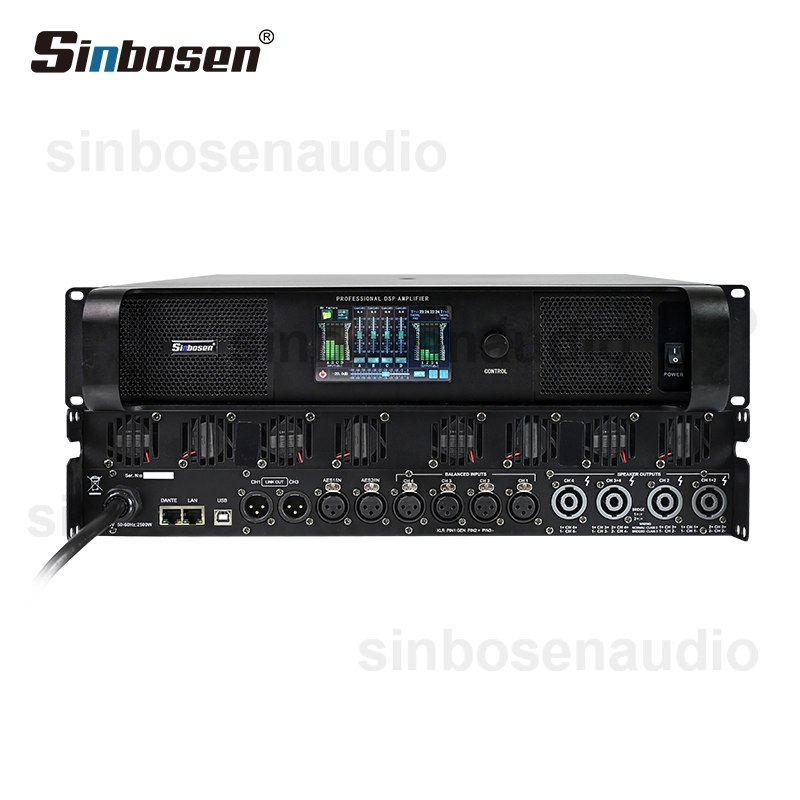 Class Td 4 Channel 2500 Watts DSP-10q Power Amplifier Module DSP
