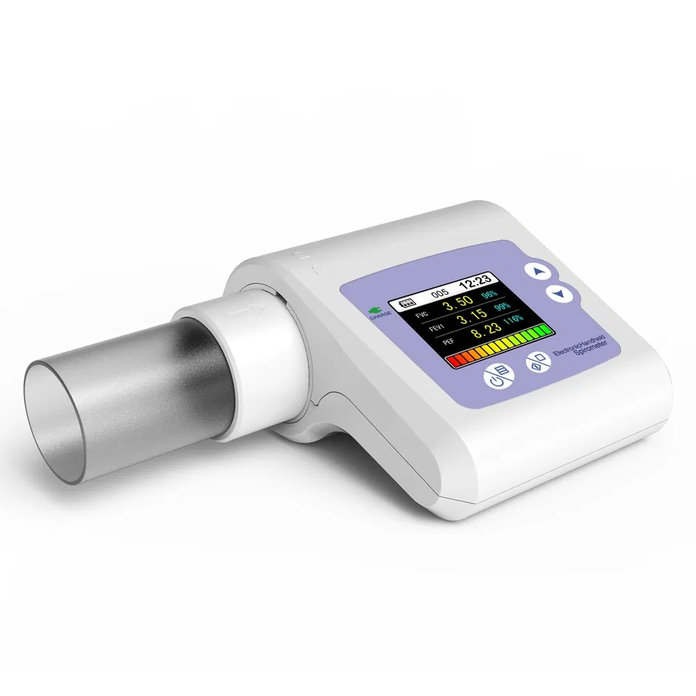 Health Status Indication Hospital Medical Equipment Pef Test Portable Spirometer Device