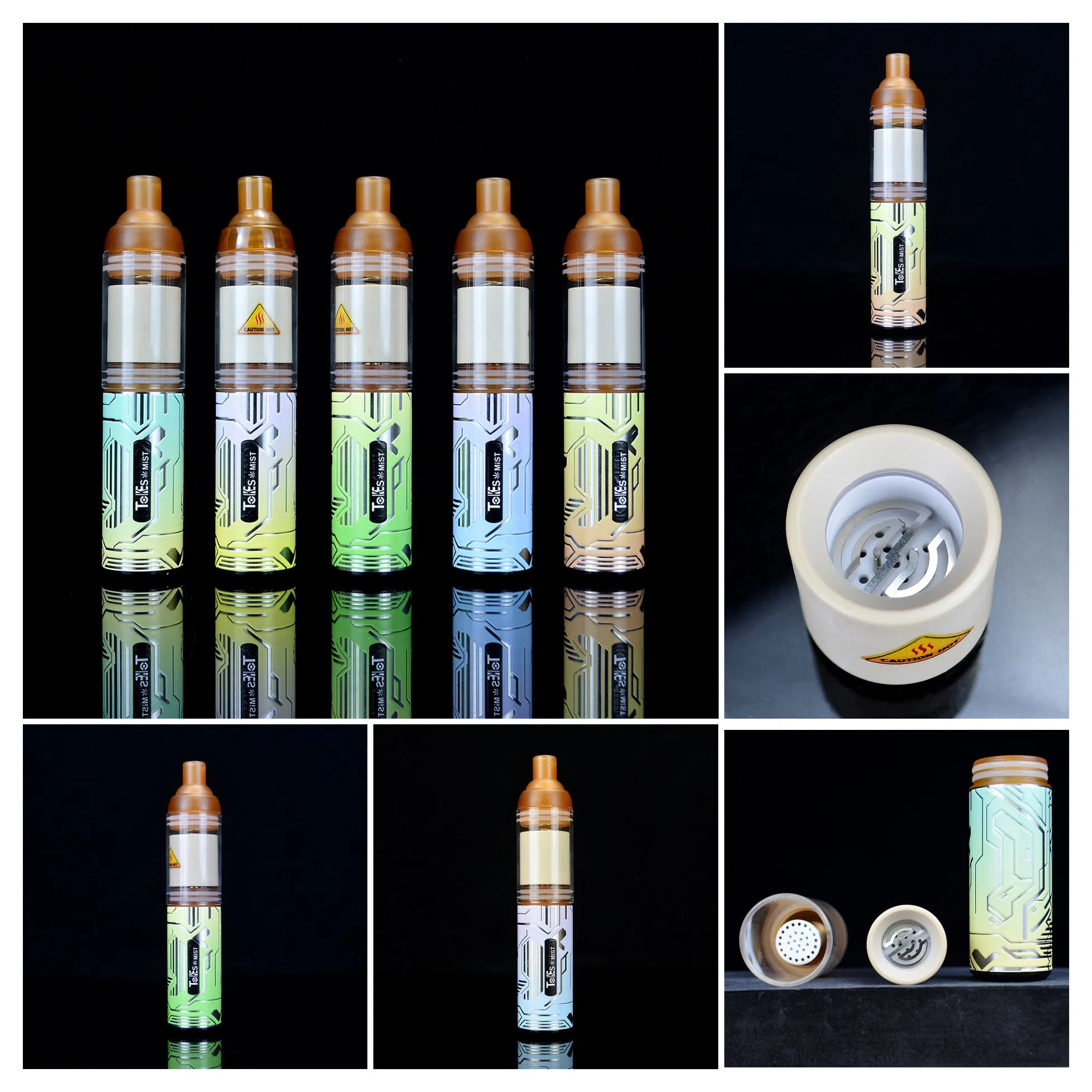 1500mAh Battery 510 Thread Ceramic Coil Sensor Airlflow Dry Herb DAB V-a-P-E Electronic Dabbler