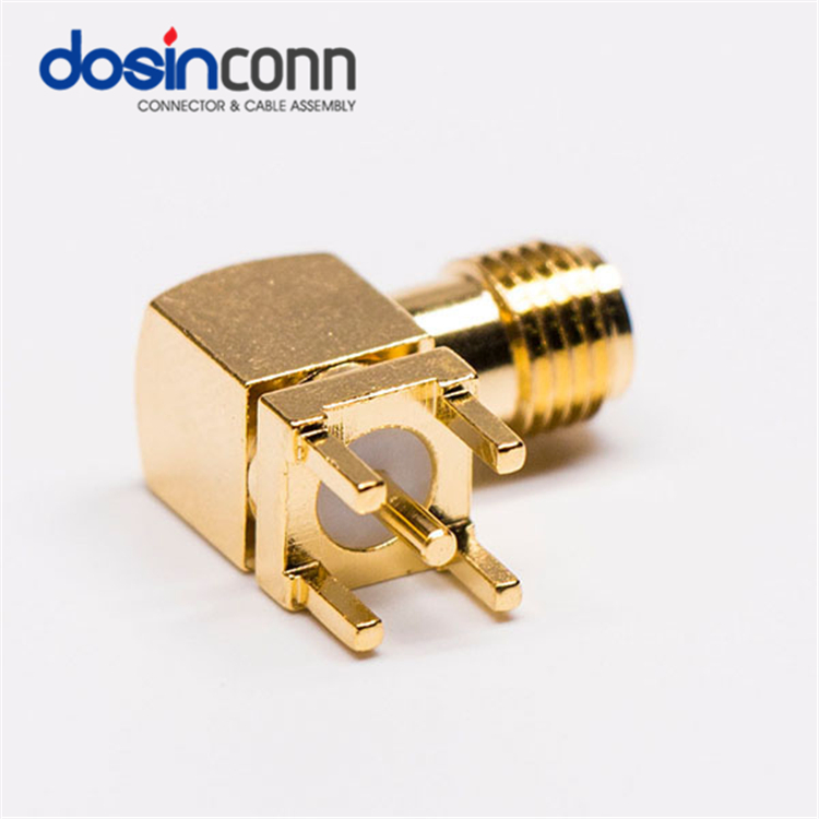 SMA Female Connector Jack RF Coaxial 50 Ohm SMD Through Hole for PCB