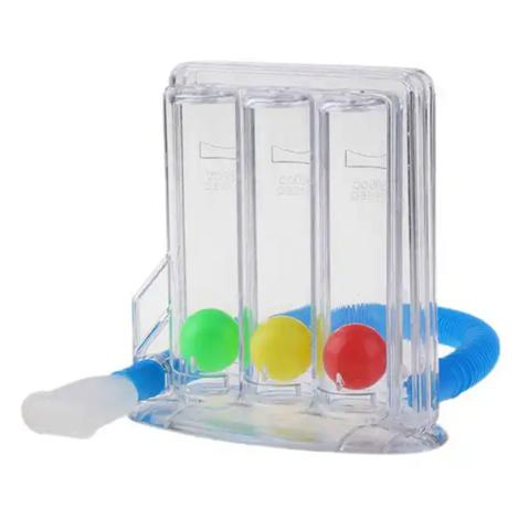 3 Ball Exerciser Spirometry Training Portable Respiratory Exerciser Device