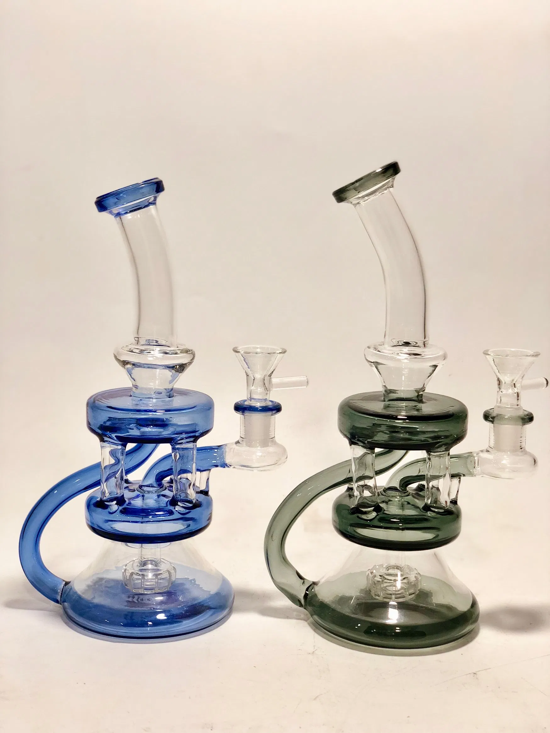 Hbk-41 18inch 55diameter 5thickness Beaker Base 7mm Honeycomb Disc Perc to Showerhead Diffuser Glass Smoking Water Pipe
