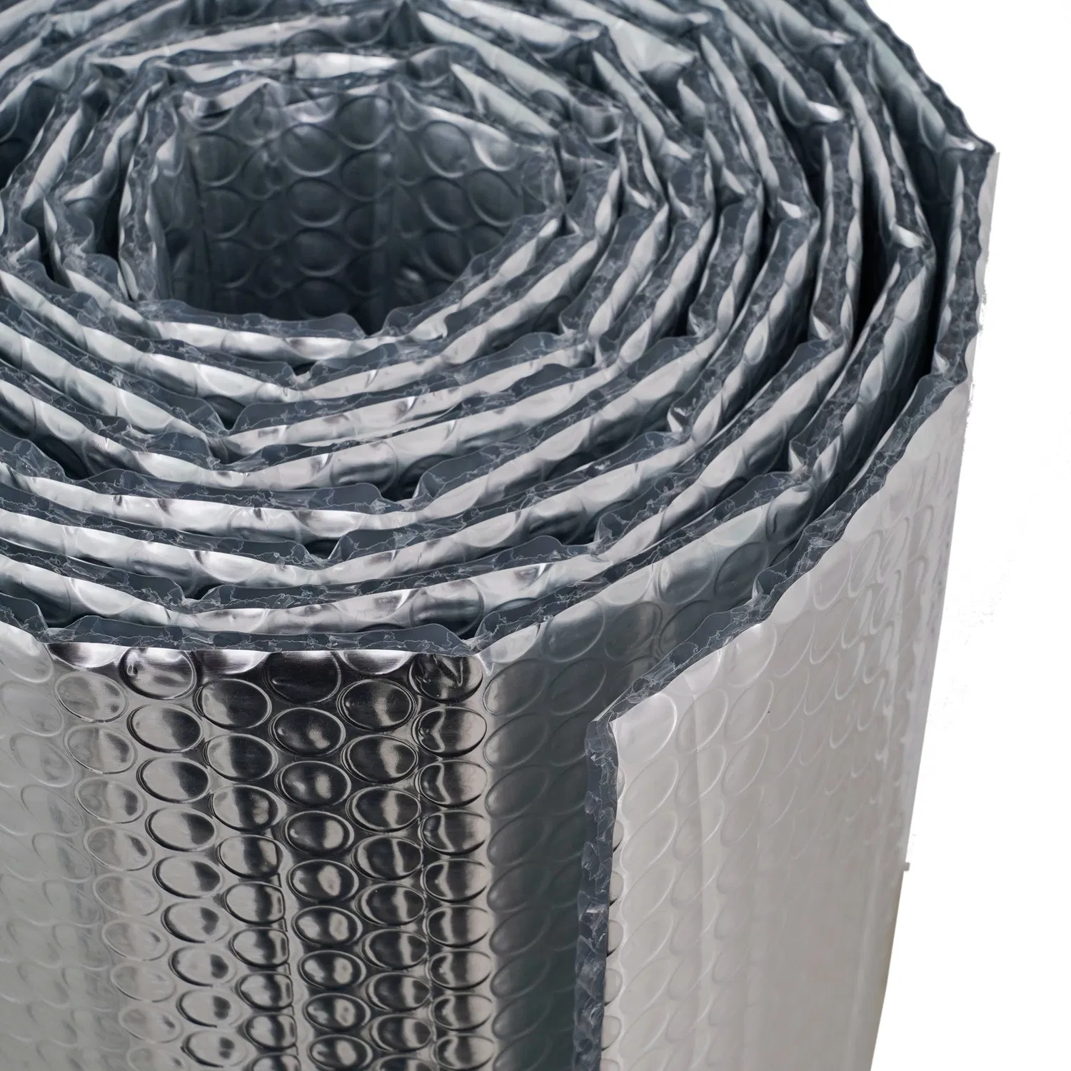Double Sided Aluminium Foil Insulation with Bubble Inside for Roof Insulation Cool Barrier Green Insulation Air Bubble Sheet Roll