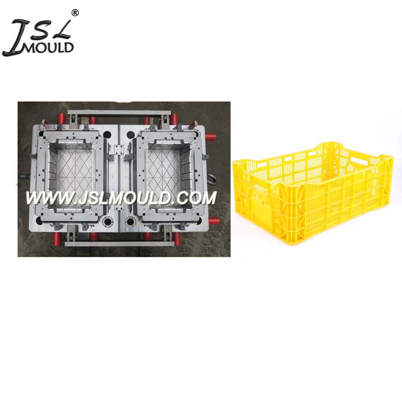 Taizhou Custom Plastic Injection Mold Fruit Vegetable Crate Mould