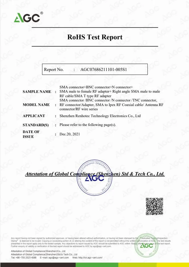 Certification Documents