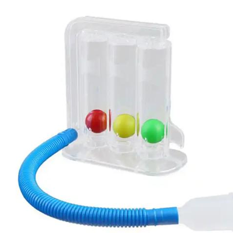 3 Ball Exerciser Spirometry Training Portable Respiratory Exerciser Device