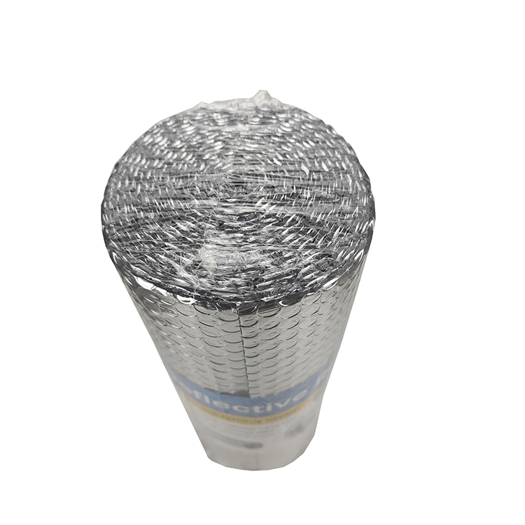 Double Sided Aluminium Foil Insulation with Bubble Inside for Roof Insulation Cool Barrier Green Insulation Air Bubble Sheet Roll