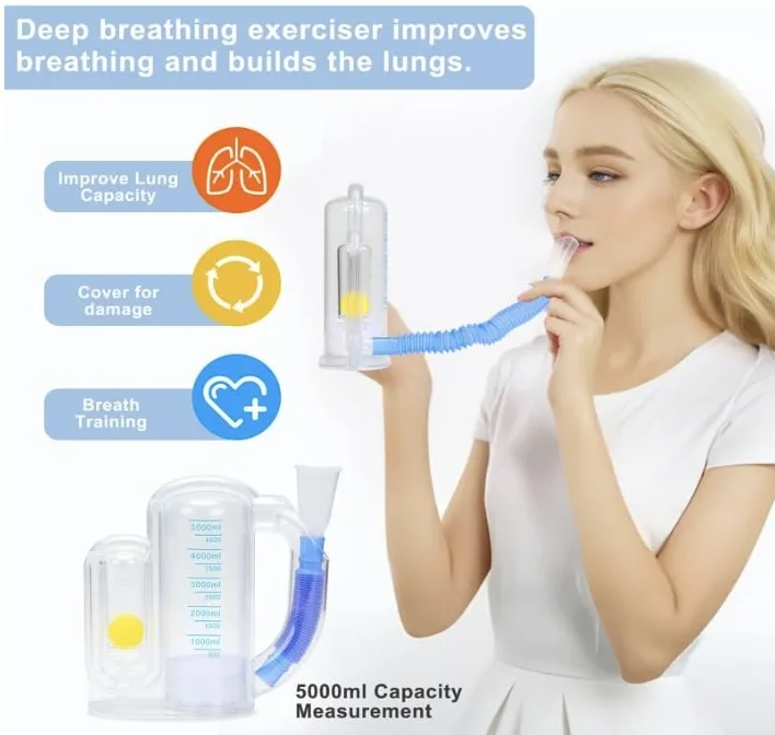 Deep Breathing Trainer for Adults