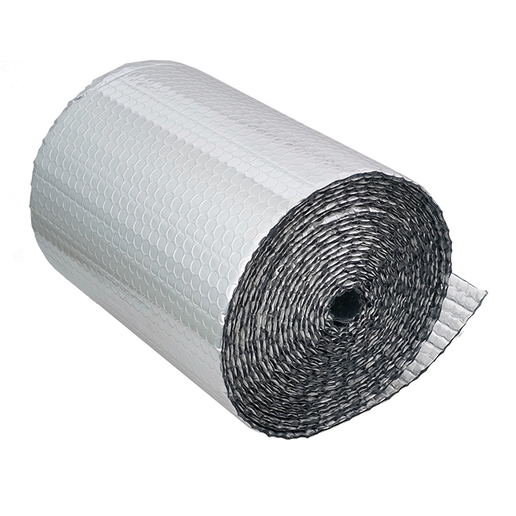 Double Sided Aluminium Foil Insulation with Bubble Inside for Roof Insulation Cool Barrier Green Insulation Air Bubble Sheet Roll