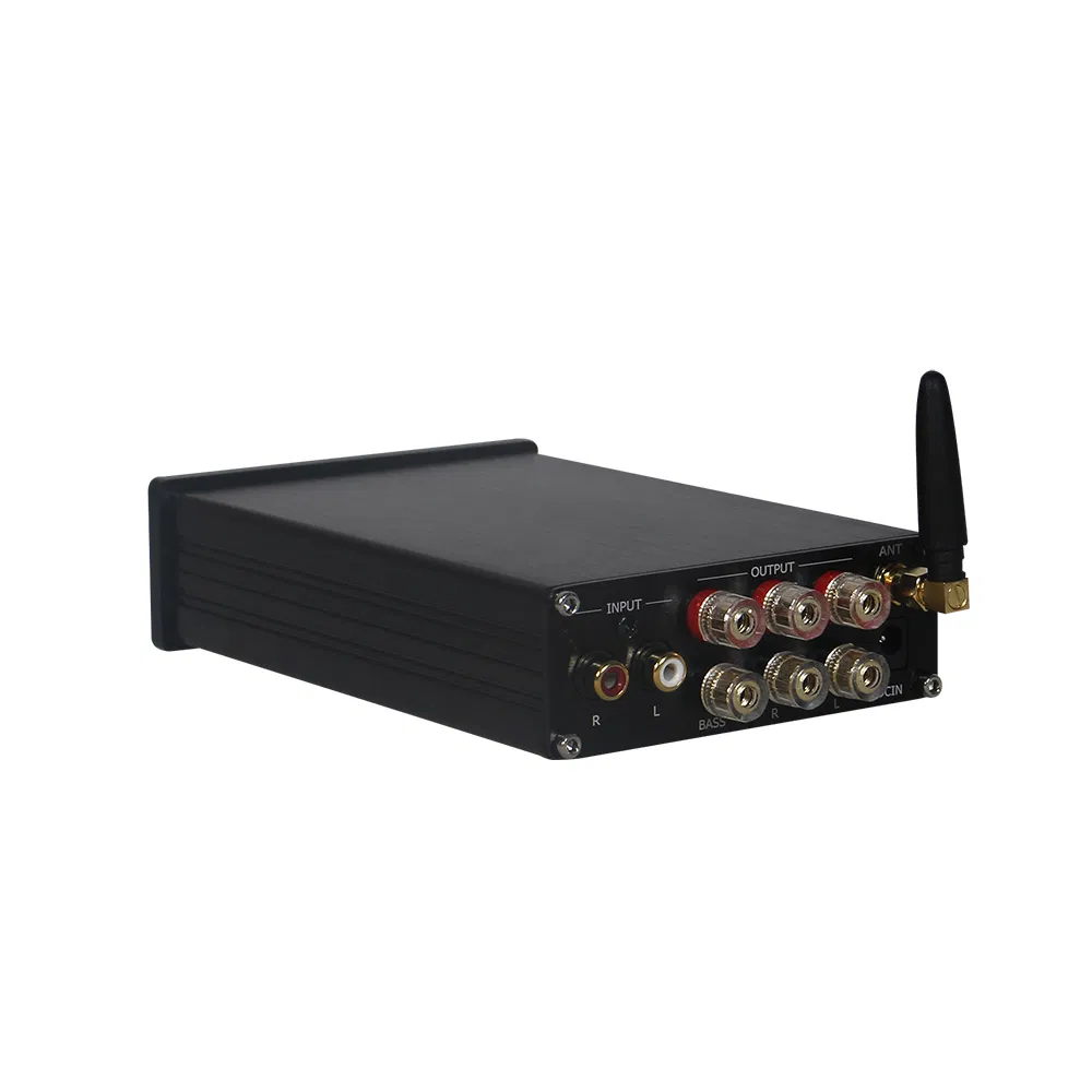 2.1 Channel Bluetooth Mini Hi-Fi Integrated Digital AMP 50watt X2 + 100watt X1 24V 6A Power Supply Class D Stereo Audio Receiver