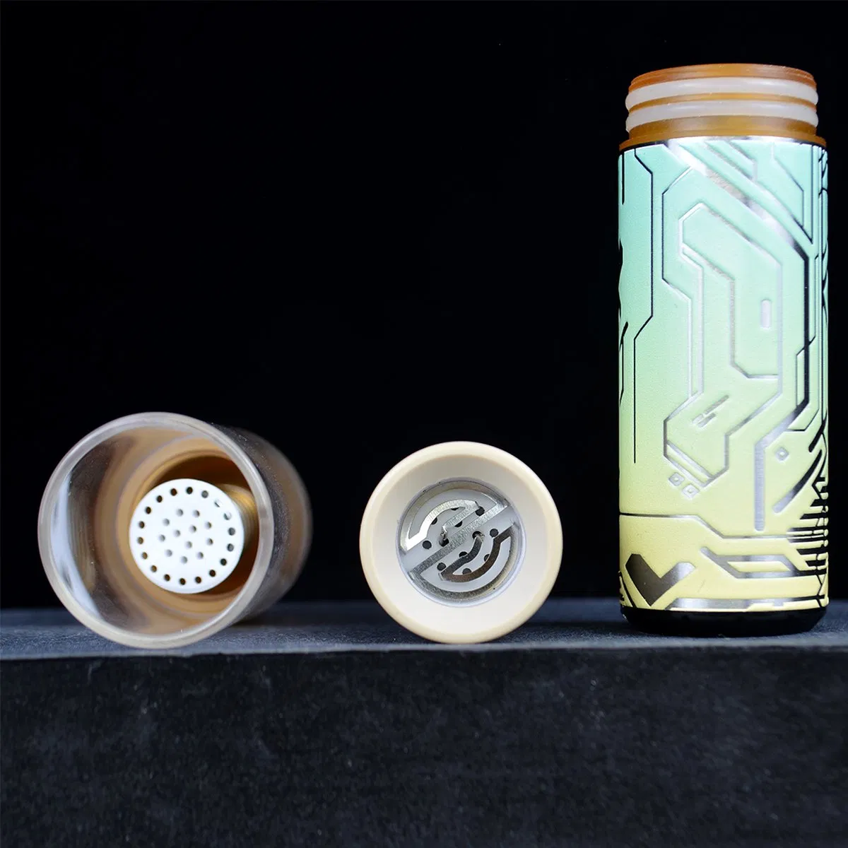 1500mAh Battery 510 Thread Ceramic Coil Sensor Airlflow Dry Herb DAB V-a-P-E Electronic Dabbler