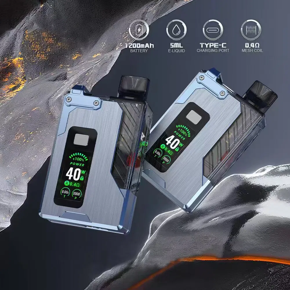 Jctek Factory Hot Selling Disposable Vape 1000 Puffs Vapor Pen Rechargeable Pod